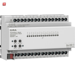 GIR502800 / Schalt-/Jal.aktor 16f/8f 16 A REG Std KNX Secure / EAN 4010337061076