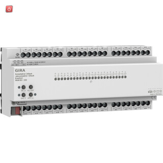 GIR504000 / Schalt-/Jal.aktor 24f/12f 16 A REG Kmf KNX Secure / EAN 4010337060970
