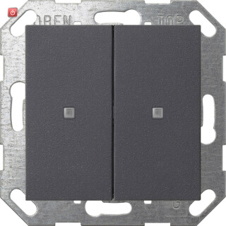 GIR517328 / KNX Taster Wippe 2f System 55 Anthrazit / EAN 4010337090564