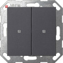 GIR517328 / KNX Taster Wippe 2f System 55 Anthrazit / EAN...