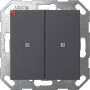 GIR517328 / KNX Taster Wippe 2f System 55 Anthrazit / EAN 4010337090564