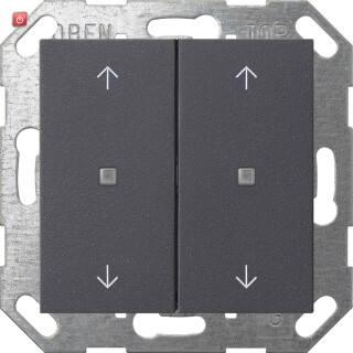 GIR517428 / KNX Taster Wippe 2f Pfeile System 55 Anthrazit / EAN 4010337090724