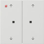 GIR5174112 / KNX Taster Wippe 2f Pfeile Flächenschalter Reinweiß / EAN 4010337090809
