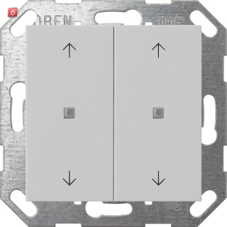 GIR5174015 / KNX Taster Wippe 2f Pfeile System 55 Grau m / EAN 4010337090762