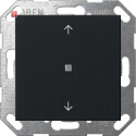 GIR5172005 / KNX Taster Wippe 1f Pfeile System 55 Schwarz...