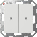 GIR517327 / KNX Taster Wippe 2f System 55 Reinweiß...