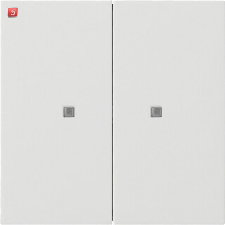 GIR5173112 / KNX Taster Wippe 2f Flächenschalter Reinweiß / EAN 4010337090786