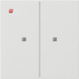 GIR5173112 / KNX Taster Wippe 2f Flächenschalter Reinweiß / EAN 4010337090786
