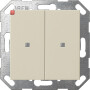 GIR517301 / KNX Taster Wippe 2f System 55 Cremeweiß / EAN 4010337090533