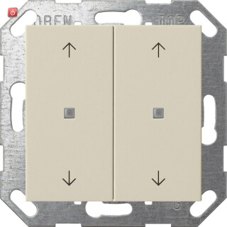 GIR517401 / KNX Taster Wippe 2f Pfeile System 55 Cremeweiß / EAN 4010337090694