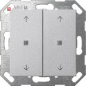 GIR517426 / KNX Taster Wippe 2f Pfeile System 55 F Alu /...