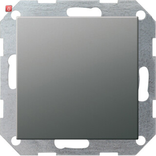 GIR2104600 / KNX CO2-Sensor Luftfeuchteregler + RTR System 55 Edelstahl / EAN 4010337021506