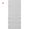 GIR2184015 / Wippenset 4f (1+3) System 55 Grau m(lack.) /...