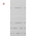 GIR2204015 / Wippenset 4f (1+3) beschr. System 55 Grau...