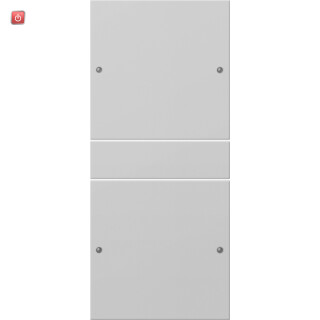 GIR2182015 / Wippenset 2f (1+1) System 55 Grau m(lack.) / EAN 4010337083160