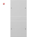 GIR2182015 / Wippenset 2f (1+1) System 55 Grau m(lack.) /...