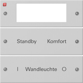 GIR2212015 / Wippenset 2f Plus beschr. System 55 Grau m(lack.) / EAN 4010337083900