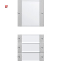 GIR2134015 / Wippenset 4f (1+3) BSF System 55 Klar/Grau m...
