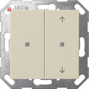 GIR517501 / KNX Taster Wippe 2f unbedruckt/Pfeile System...