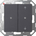 GIR517528 / KNX Taster Wippe 2f unbedruckt/Pfeile System...