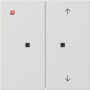 GIR5175112 / KNX Taster Wippe 2f unbedruckt/Pfeile Flächenschalter Reinweiß / EAN 4010337090892