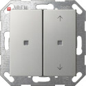 GIR5175600 / KNX Taster Wippe 2f unbedruckt/Pfeile System...