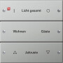 GIR2133602 / Wippenset 3f beschr. System 55 Edelstahl / EAN 4010337020202