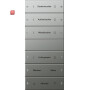 GIR2136602 / Wippenset 6f (3+3) beschr. System 55 Edelstahl / EAN 4010337020349