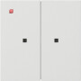 GIR5107112 / KNX RF Bedienaufs. 2f Flächenschalter Reinweiß / EAN 4010337091356