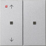 GIR510826 / KNX RF Bedienaufs. 2f Pfeile System 55 F Alu / EAN 4010337091219