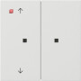 GIR5108112 / KNX RF Bedienaufs. 2f Pfeile Flächenschalter Reinweiß / EAN 4010337091387