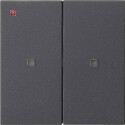 GIR510728 / KNX RF Bedienaufs. 2f System 55 Anthrazit /...