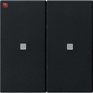 GIR5107005 / KNX RF Bedienaufs. 2f System 55 Schwarz m / EAN 4010337091066
