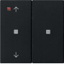 GIR5108005 / KNX RF Bedienaufs. 2f Pfeile System 55 Schwarz m / EAN 4010337091226