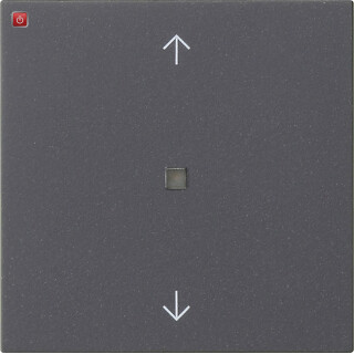 GIR510528 / KNX RF Bedienaufs. 1f Pfeile System 55 Anthrazit / EAN 4010337091127