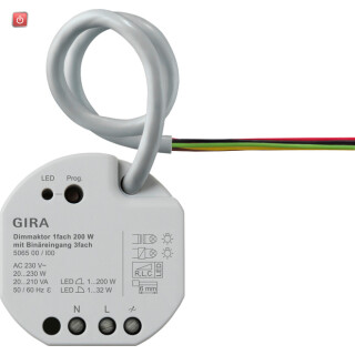 GIR506500 / Dimmaktor 1f 200 W UP KNX Secure / EAN 4010337099260