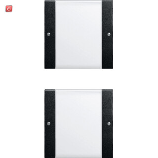 GIR2132005 / Wippenset 2f (1+1) BSF System 55 Klar/Schwarz m / EAN 4010337038344