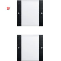 GIR2132005 / Wippenset 2f (1+1) BSF System 55 Klar/Schwarz m / EAN 4010337038344