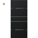 GIR2202005 / Wippenset 2f (1+1) beschr. System 55 Schwarz...