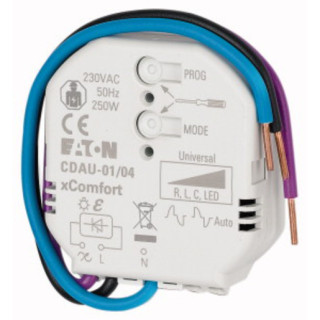 EATON / 182443 / CDAU-01/04, Smart-Dimmaktor, R/L/C/LED, 0-250W, 230VAC, Unterputz / EAN4015081773701
