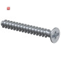 KAISER / 2472-40 / Geräteschraube, PlusMinus, D: 3,2 x 40 mm, gvz, Kombi-Antrieb Pozidriv / 4013456548787