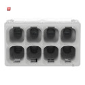 WAG2273-208 / COMPACT-Verbindungsdosenklemme max. 2,5 mm² 8 Leiter transparent / 4050821027881