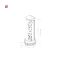 EVO52002358 / EVOline Port CUISINE 3-fach versenkbare Steckdosenleiste Küche / 4044657002358