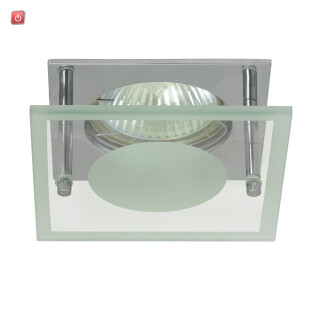 KANCTX-DS10G/ Deckeneinbaurahmen Glas Kanlux passend zu MR16/Gx5.3 max. 50W  / 5905339025661