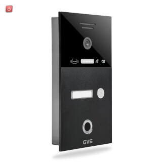 GVS / IP Türstation mit 1 Klingel, Anthrazit - AVT2024-FR1B mit RFID und Fingerprint / 308175744508