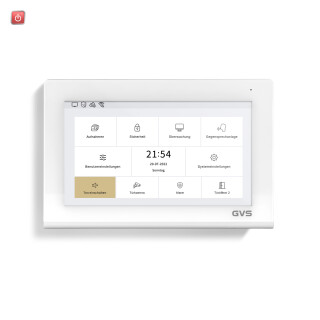 GVS / IP Wohnungsstation 7", Weiß – AVW7020W / 4260688185994