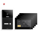 GVS / IP Video-Türsprechanlage 1-FH/4x 7"...