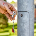 KNIPEX / 00 11 02 / Schaltschrankschlüssel, kurze Ausführung / 4003773048947