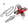 KNIPEX / 00 11 06 V01 / Universal-Schlüssel SuBMaster "Bau" / 4003773075394