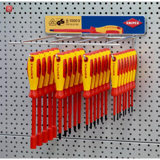 KNIPEX / 00 19 34 6 / Schraubendreher-Display, leer / 4003773075509